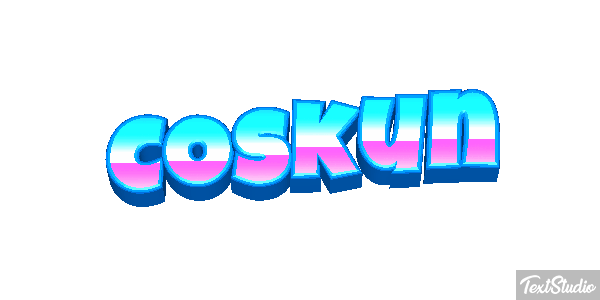 Coskun Tekst effect