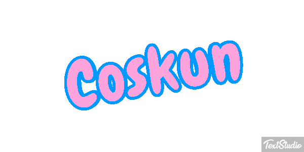 Coskun Tekst effect