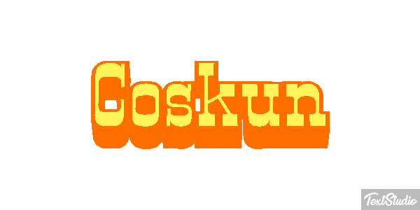 Coskun Tekst effect