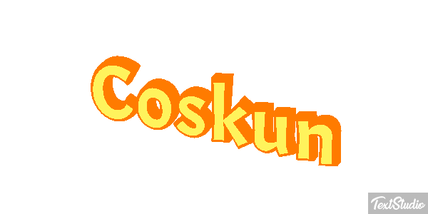Coskun Tekst effect