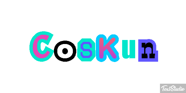 Coskun Tekst effect