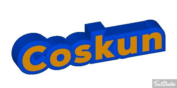 Coskun Tekst effect