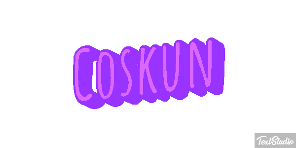 Coskun Tekst effect
