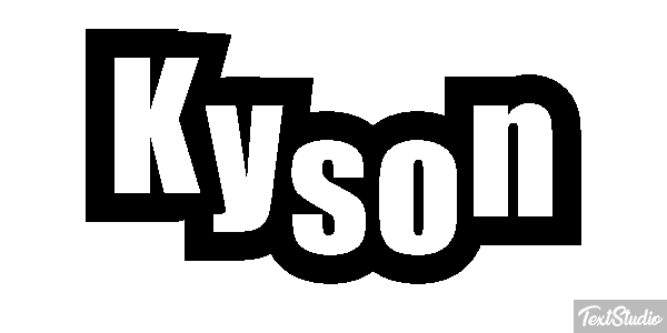 Kyson Tekst effect