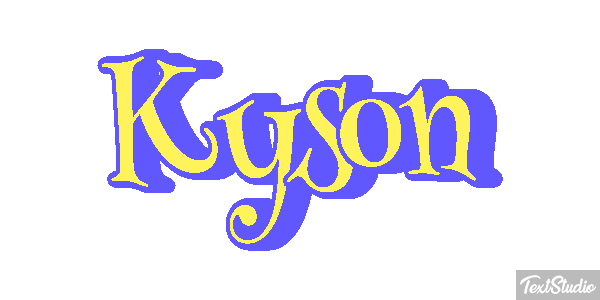 Kyson Tekst effect