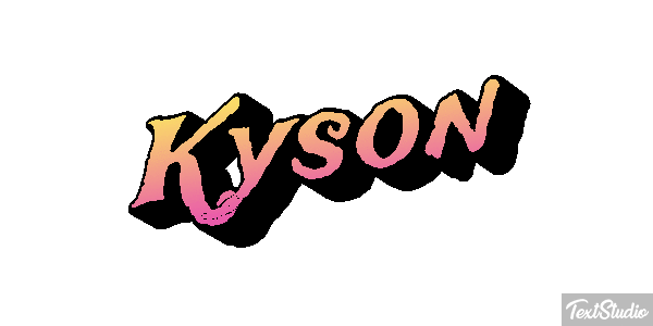 Kyson Tekst effect