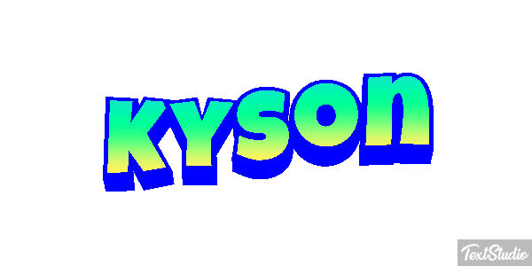 Kyson Tekst effect