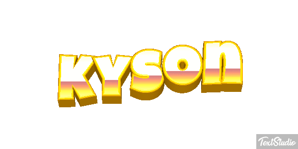 Kyson Tekst effect