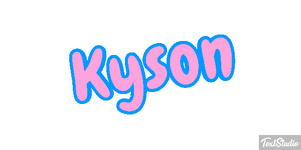 Kyson Tekst effect