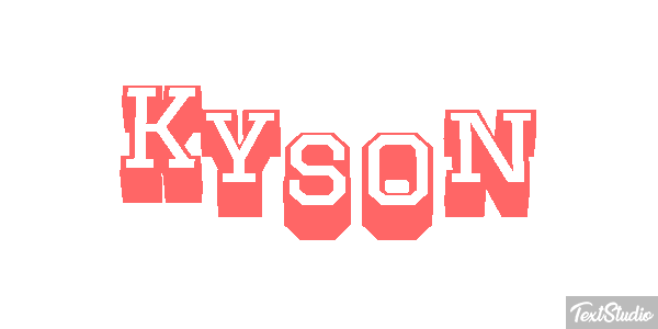 Kyson Tekst effect
