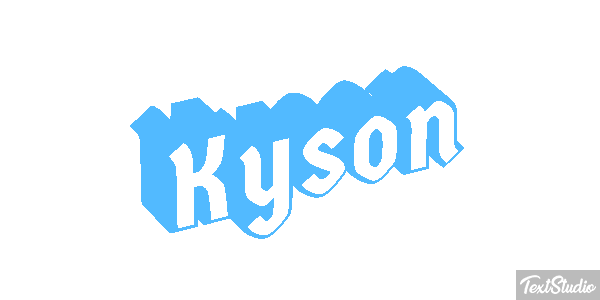 Kyson Tekst effect