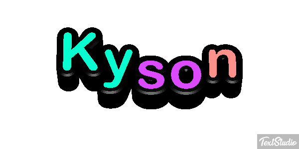 Kyson Tekst effect