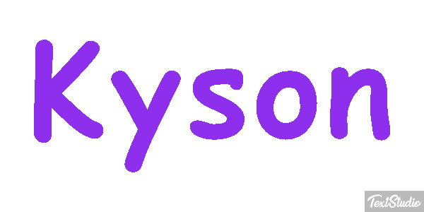 Kyson Tekst effect