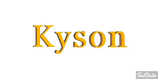 Kyson Tekst effect