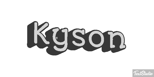 Kyson Tekst effect