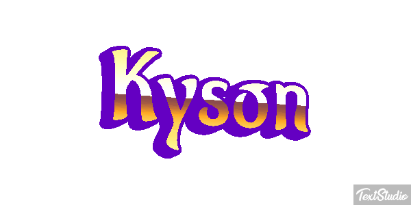 Kyson Tekst effect