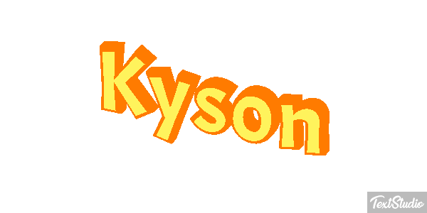 Kyson Tekst effect