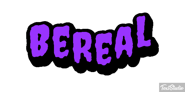 BeReal Metin efekti