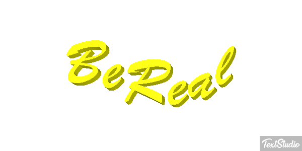 BeReal Metin efekti
