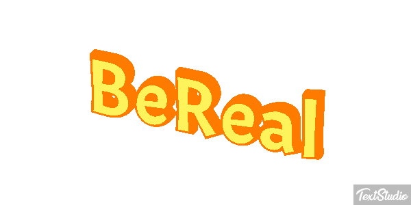 BeReal Metin efekti