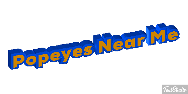 Popeyes Near Me Tekst effect