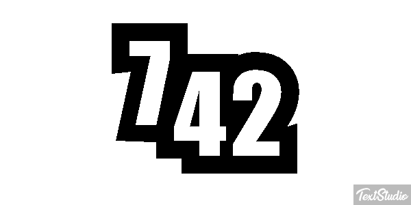 742 Текстовый эффект