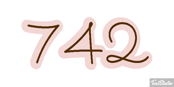 742 Текстовый эффект