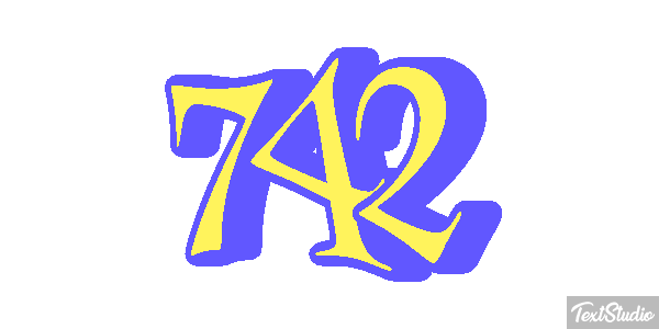 742 Текстовый эффект