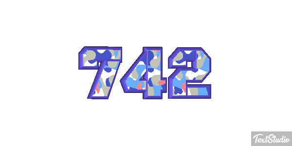 742 Текстовый эффект