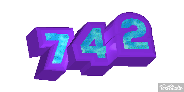 742 Текстовый эффект
