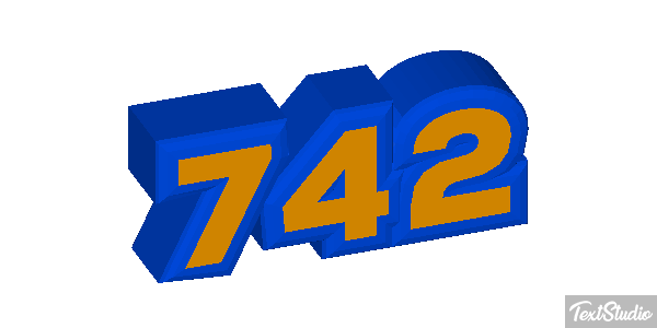 742 Текстовый эффект