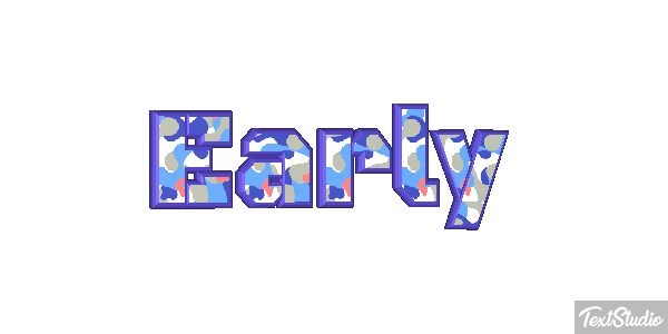 Early Text effect