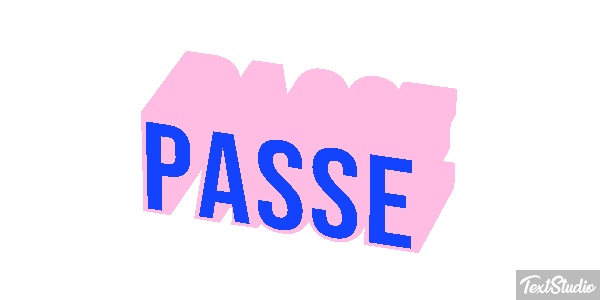 Passé Texteffekt