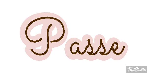 Passé Texteffekt