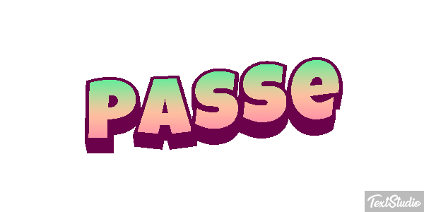 Passé Texteffekt