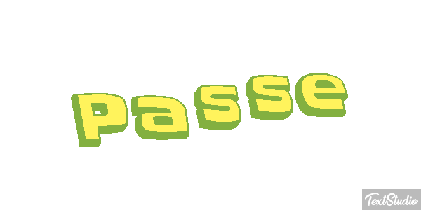 Passé Texteffekt