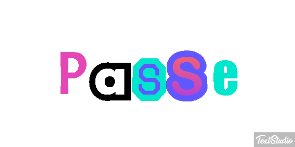 Passé Texteffekt