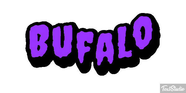 Búfalo Efeito do texto