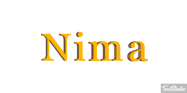 Nima テキスト効果
