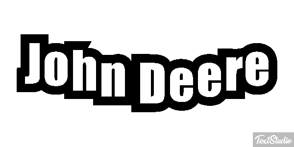 John Deere Texteffekt