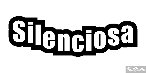 Silenciosa Text effect