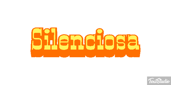 Silenciosa Text effect