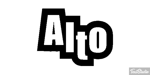 Alto Text effect