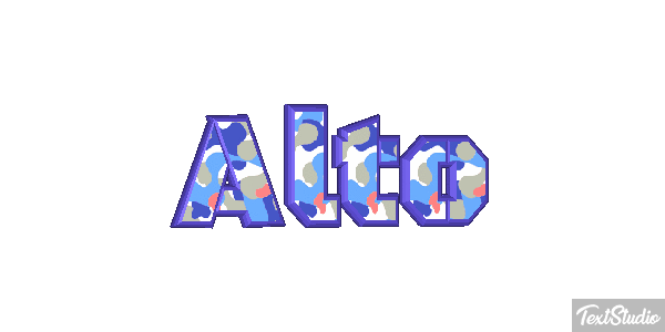 Alto Text effect