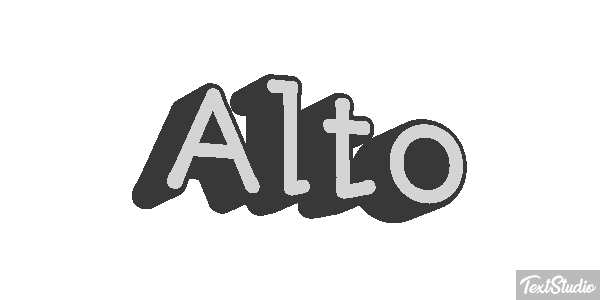 Alto Text effect