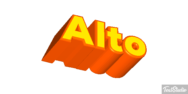 Alto Text effect