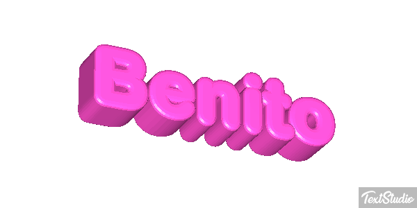 Benito Text effect