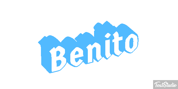 Benito Text effect