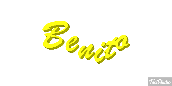 Benito Text effect