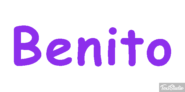 Benito Text effect